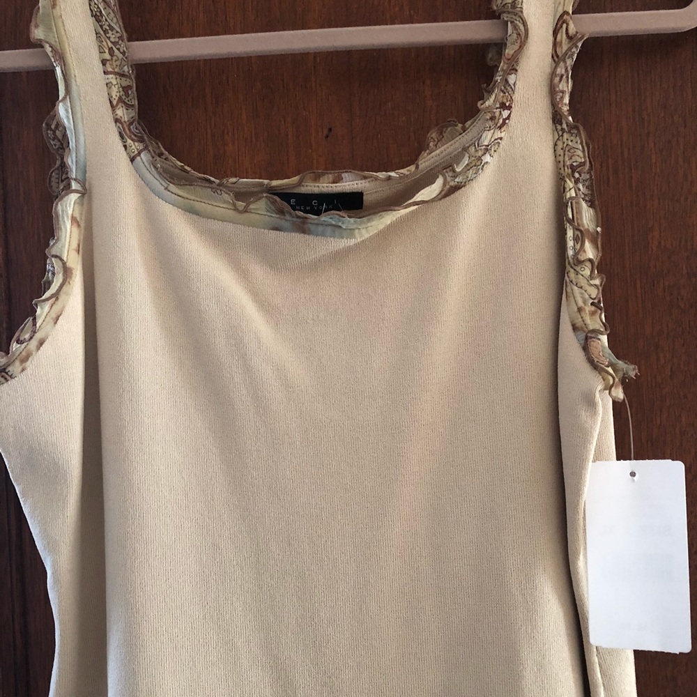 ECI New York sweater tank top (New)
